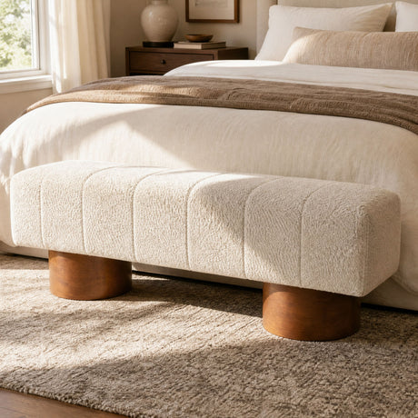 Modern Upholstered Dining Bench
