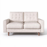 Loveseat Sofa, Tufted Back Upholstered 2 Seat Couch
