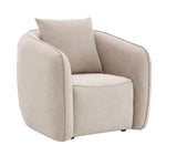 Keith - Chair With 1 Matching Color Toss Pillows