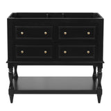 Modern Bathroom Vanity Cabinet With 4 Drawers