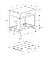 Versatile Accent Side Table, Storage Drawer