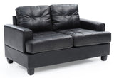 Stylish Transitional Loveseat For Two