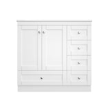 Shaker Free Standing Bathroom Vanity Cabinet & Sink, Soft Close Drawers, Soft Close Doors