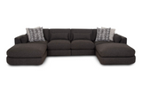 Z Laney 6-Piece Sectional w/ 2 Ottomans - 93804x2+93803x2+93819x2