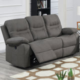 Modern Contemporary Power Reclining Sofa With USB Port
