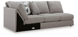 Lindon Left-Arm Facing Loveseat with Wedge - 8470430