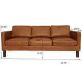 Memphis - Waxy Sofa - Cognac