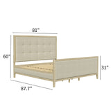 Adeline - Bed With LED Light (High Footboard)