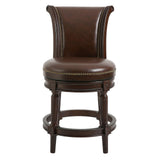 Swivel Barstool With High-Back