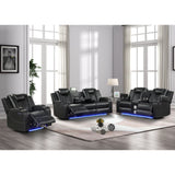 Benz - LED & Power Recliner With Adjustable Headrests And Ambient LED Lighting