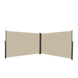 Retractable Side Awning, Waterproof And UV Resistant, Privacy Screen For Patio