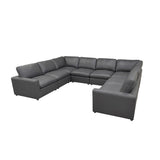 Upholstered Large Seating Modular Design Sectional