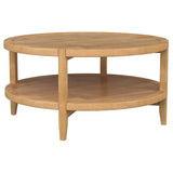 Isbell - Round Table With Storage Shelf