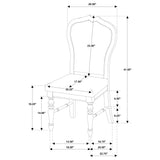 Claire - Upholstered Dining Side Chair (Set of 2) - Ivory