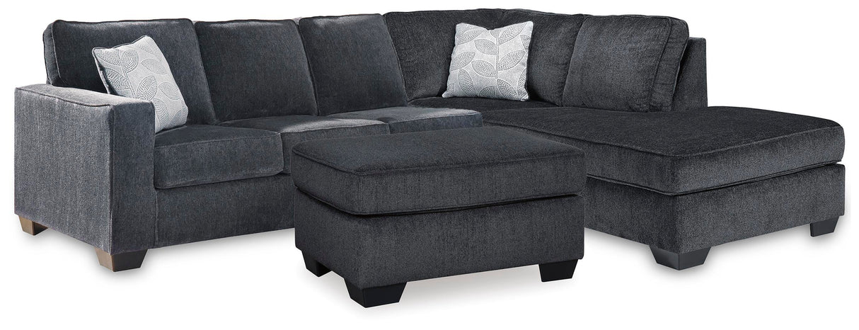 Altari 2-Piece Sleeper Sectional and Ottoman - 87213U15