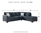 Altari 2-Piece Sleeper Sectional with Chaise - 87213S3
