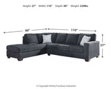 Altari 2-Piece Sectional and Ottoman - 87213U9