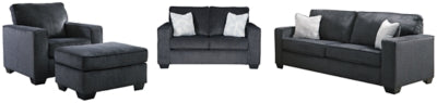 Altari Sofa, Loveseat, Chair and Ottoman - 87213U8