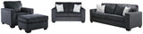 Altari Sofa, Loveseat, Chair and Ottoman - 87213U8