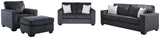 Altari Sofa, Loveseat, Chair and Ottoman - 87213U8