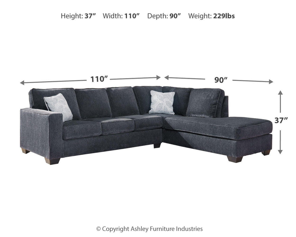 Altari 2-Piece Sectional with Chaise - 87213S2