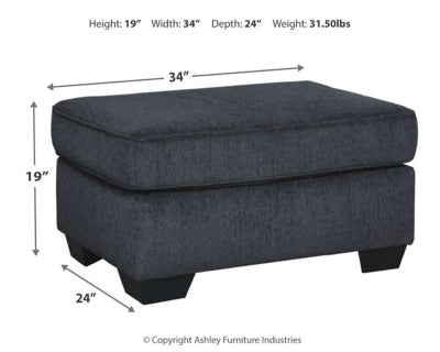 Altari Chair and Ottoman - 87213U2