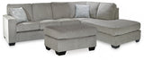 Altari 2-Piece Sleeper Sectional and Ottoman - 87214U12