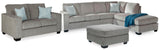 Altari 2-Piece Sleeper Sectional, Loveseat and Ottoman - 87214U6