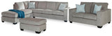 Altari 2-Piece Sectional with Chaise, Loveseat and Ottoman - 87214U5