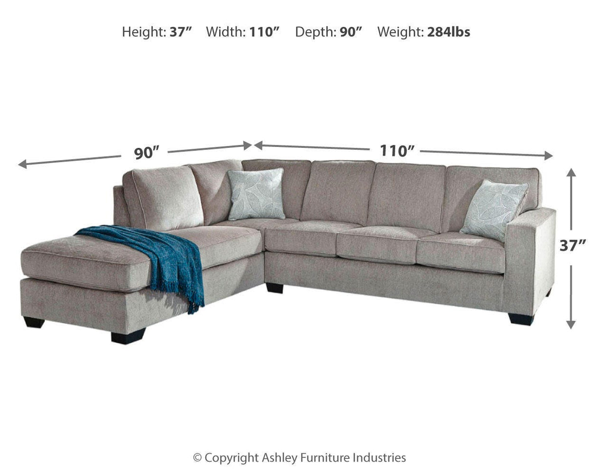 Altari 2-Piece Sleeper Sectional with Chaise - 87214S4