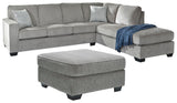 Altari 2-Piece Sectional with Chaise and Oversized Ottoman - 87214U11