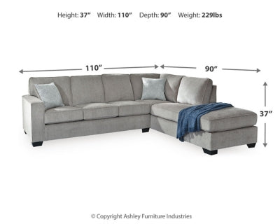 Altari 2-Piece Sleeper Sectional, Loveseat and Ottoman - 87214U6