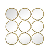 Contemporary Decorative Mirror With Mininalist Style For Bedroom, Liveroom & Entryway - Champagne