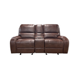 S801-200 Dodds Saddle Brown Reclining Loveseat - S801-200