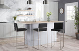 Fuji - Contemporary And Modern Elegance High Back Barstool