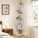 5 Tier S - Shaped Corner Shelf For Living Room