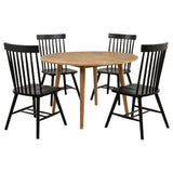Finley - 5 Piece Dining Set With Round Table And Spindle Back Chairs