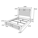 Transitional Bed With High Headboard