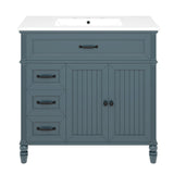 Bathroom Vanity With Sink, Freestanding Cabinet & Drawers