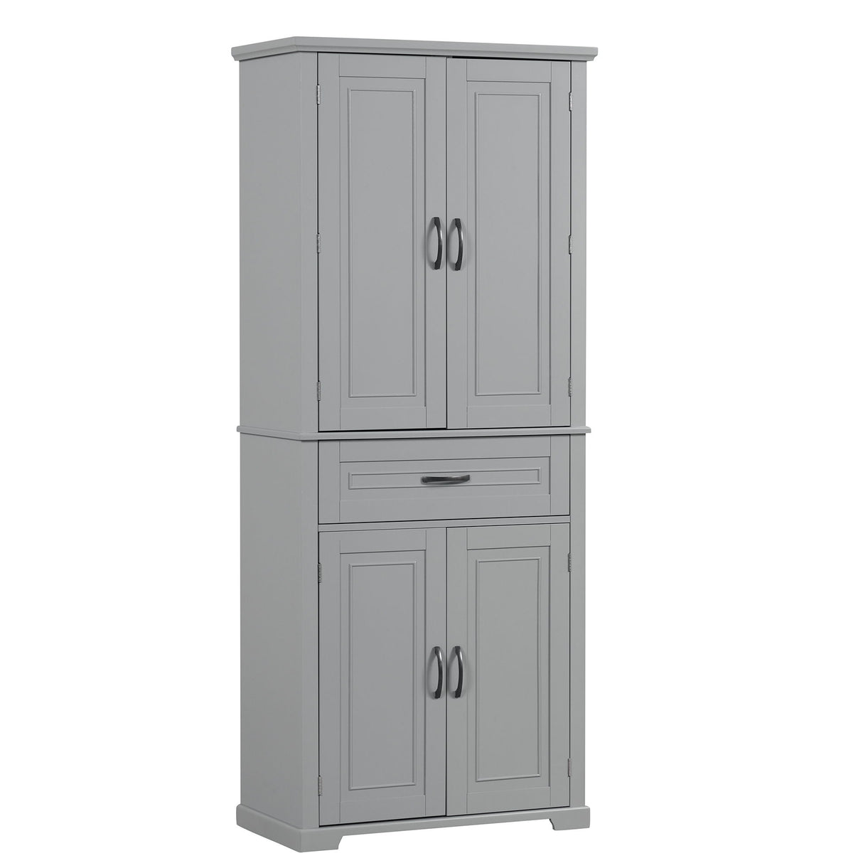 Bathroom Storage Cabinet With Doors And Drawer, Adjustable Shelf