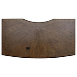 Hartshill 72-inch 7-drawer Executive Desk Burnished Oak - 881281