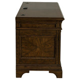Hartshill 66-inch 5-drawer Credenza Office Desk Burnish Oak - 881282