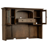 Hartshill 2-door Hutch with Shelves Burnished Oak - 881283H