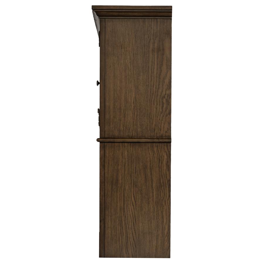 Hartshill 2-door Hutch with Shelves Burnished Oak - 881283H