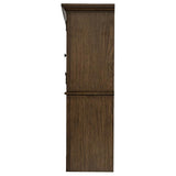 Hartshill 2-door Hutch with Shelves Burnished Oak - 881283H
