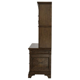 Hartshill 66-inch 5-drawer Credenza with Hutch Burnished Oak - 881283