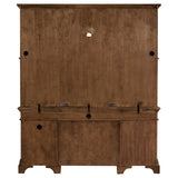 Hartshill 66-inch 5-drawer Credenza with Hutch Burnished Oak - 881283