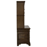 Hartshill 66-inch 5-drawer Credenza with Hutch Burnished Oak - 881283
