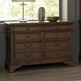 Hartshill 5-drawer Home Office File Cabinet Burnished Oak - 881284