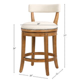 Stool & Upholstered Seat And Back